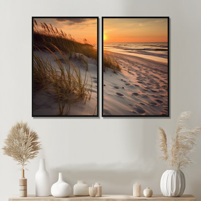 Alabama Golden Hour At Gulf Shores III - Alabama Oversized Canvas Wall Art