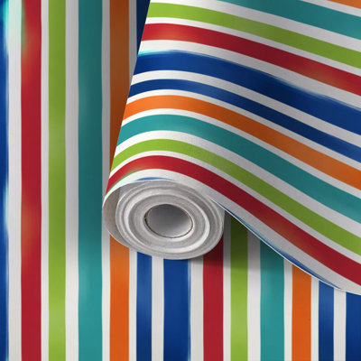Peel and Stick Wallpaper Contact Paper colorful seamless mexican style serape gesign Self Adhesive and Removable 24in x 118in(60x300cm)
