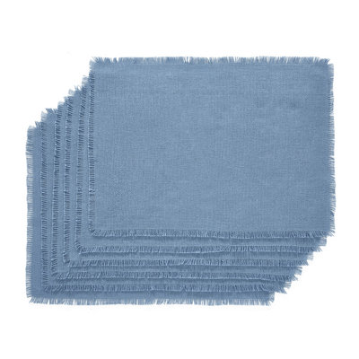 Burlap 100% Cotton Rectangle Placemat