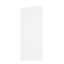 Console Kebria de 51,29 po, armoire d'appoint blanche à DEL, commode blanche