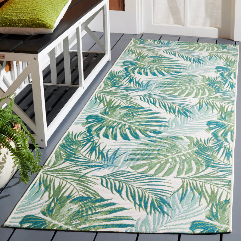 Ivanna 500 Performance Floral Indoor/Outdoor Area Rug, Runner 2'8" x 8'