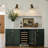 15 In. 13-bottle Wine Cooler With Compressor Cooling, 6 Beech Wood Shelves, Built-in/freestanding Wine Fridge In Black
