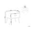 Flossie 46cm W Solid + Manufactured Wood Bedside Table-79772926