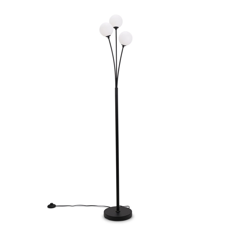 Raitcho 150cm Traditional Floor Lamp, Black