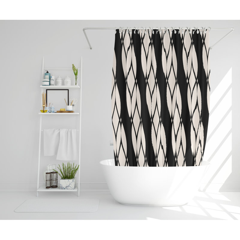 Jitu Polyester Shower Curtain Set, 168cm H x 168cm W