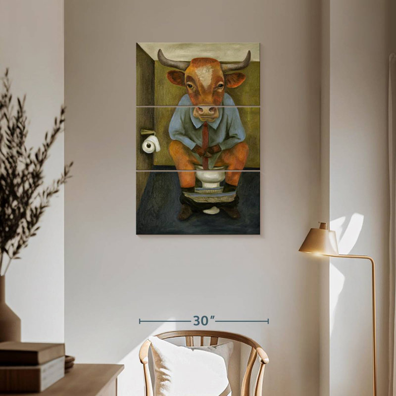 Bull Shitter, 57" H x 36" W