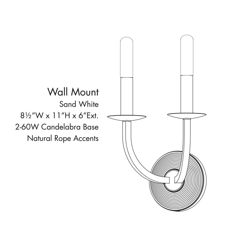 Eraste Candle Wall Light