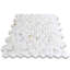 Calacatta 11" x 10" Marble Mosaic Tile-79891939