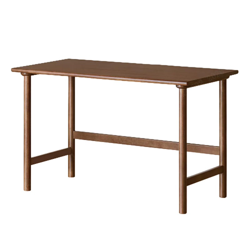 Bureau en bois massif, bureau d'ordinateur moderne pour bureau à domicile et espace de travail
