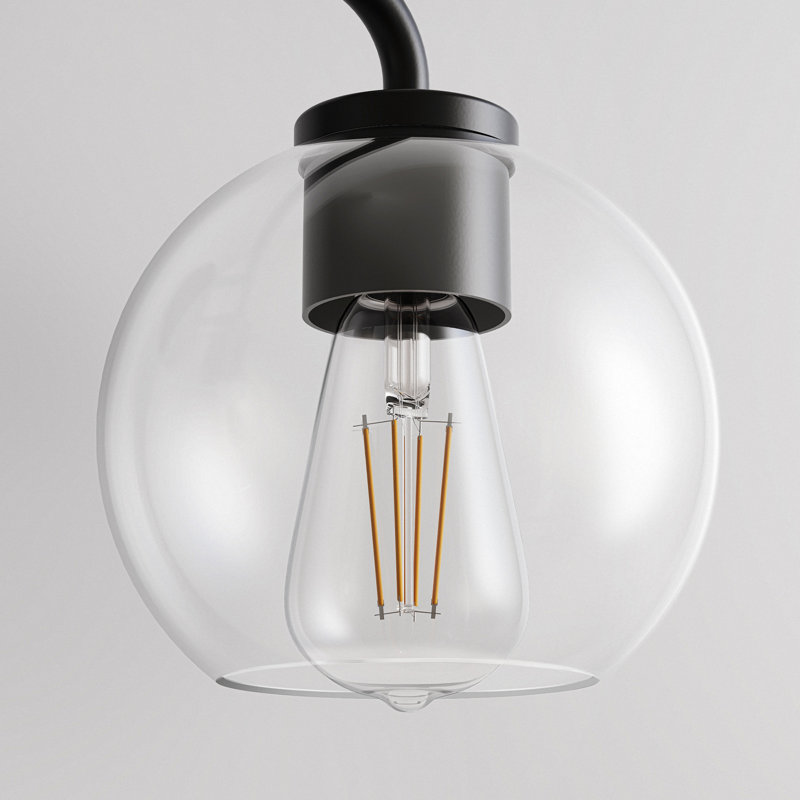 Lustre encastré 6 lumières Choi, Clair