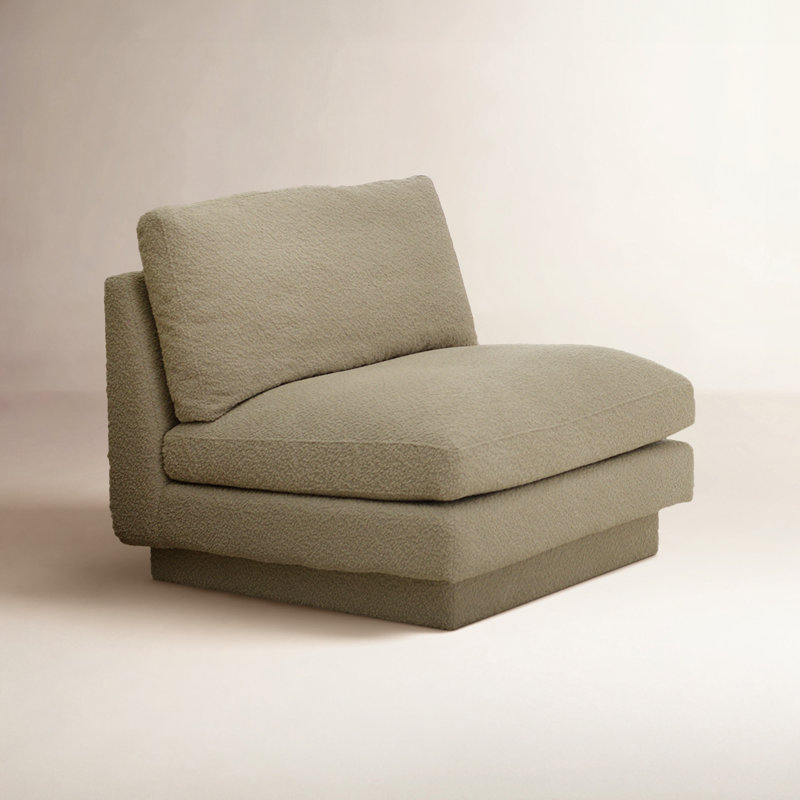 Fauteuil de chambre rembourré Woolf, Gruau