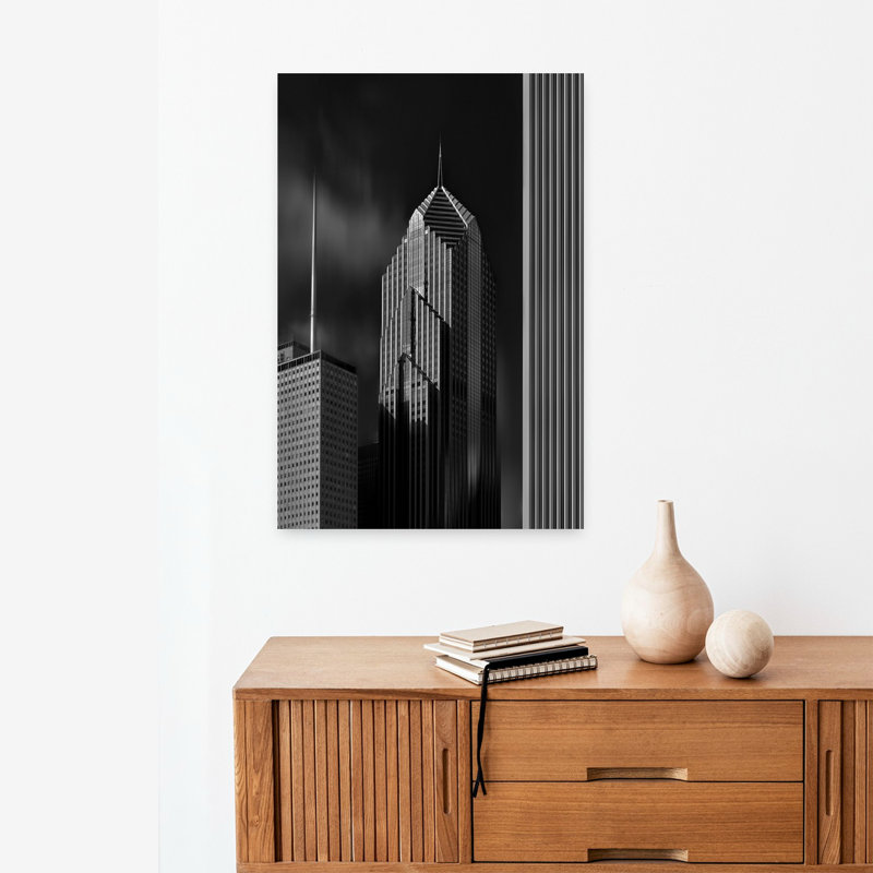 Art moderne, architecture moderne, tour moderne, H 24 po x l 16 po