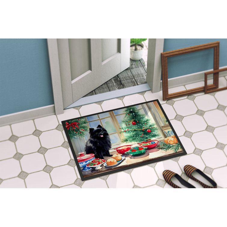 Christmas Holiday Welcome Newfoundland Dogs Cutting Board - For Kitche
