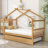 House Bed With Blackboard And Drawers, Classic Style, Creative Storage-552634207-552634206
