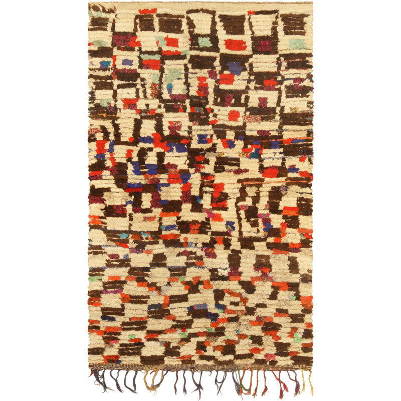 One-of-a-Kind Rectangle 4'5" X 7'4" Hand Knotted Area Rug