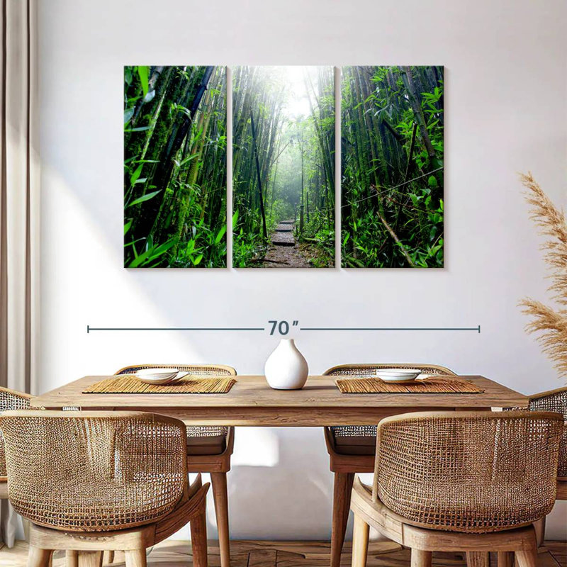Alvord Ascension Island Bamboo Forest, 36" H x 57" W