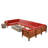 Nathanial 10 - Person Patio Conversation Set with Cushions