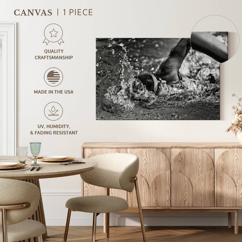 Sireci Olympic Swimmer, 32" H x 48" W