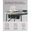 Nychelle Cross Legs End Table with Built-In Outlets-690201806