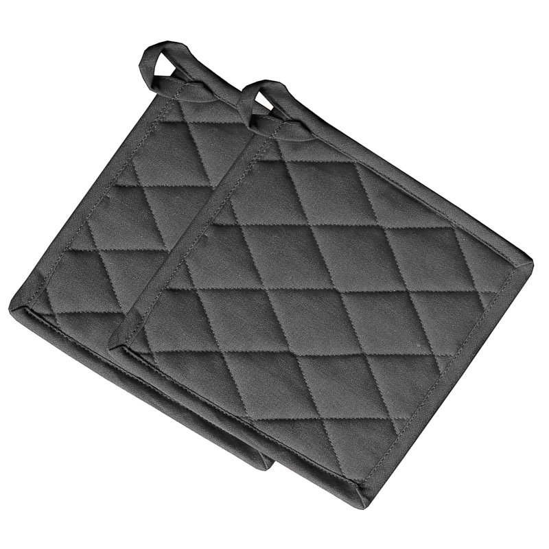 Home Mart Goods Polyester Potholder Set, Gray
