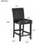 Ensemble de table de salle à manger 5 pièces, table de salle à manger avec plateau en faux marbre et quatre chaises rembourrées