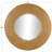 Crin Metal Abstract Gold Wall Mirror with Overlapping Wire Rings-244123703