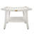 Ripley EcoDecors, Solid Wood Rectangular Shower Bench With Shelf-756535222-740278008