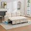 3 Seater Fabric Sofa & Chaise-1759071687