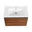 Bathroom Vanity With Resin Countertop Sink