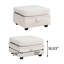 Repose-pieds rembourré avec repose-pieds et repose-pieds-1457143140