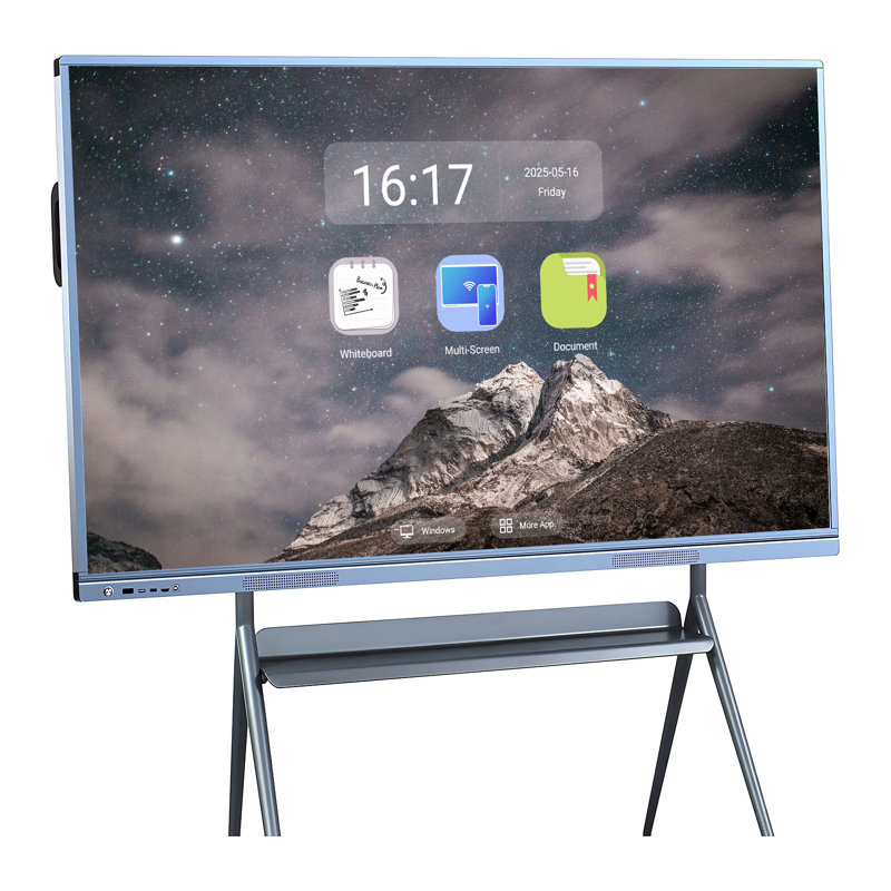 JYXCN Smart Board, ordinateur à écran tactile de 85 pouces, tableau blanc interactif tout-en-un, système de partage de nuage double pour un travail d'équipe sans effort, idéal pour la salle de classe, le bureau et les présentations
