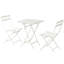 Ensemble bistro 3 pièces de table carrée pliable et chaises-861189390