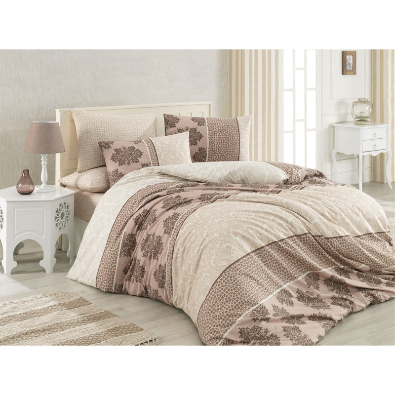 Ensemble de housse de couette 100% coton 3 pièces Hortencia