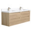 Meuble-lavabo mural avec lavabo et tiroirs-705598949