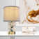 Jenkinsburg 19-inch Gold Metal Seashell Table Lamp