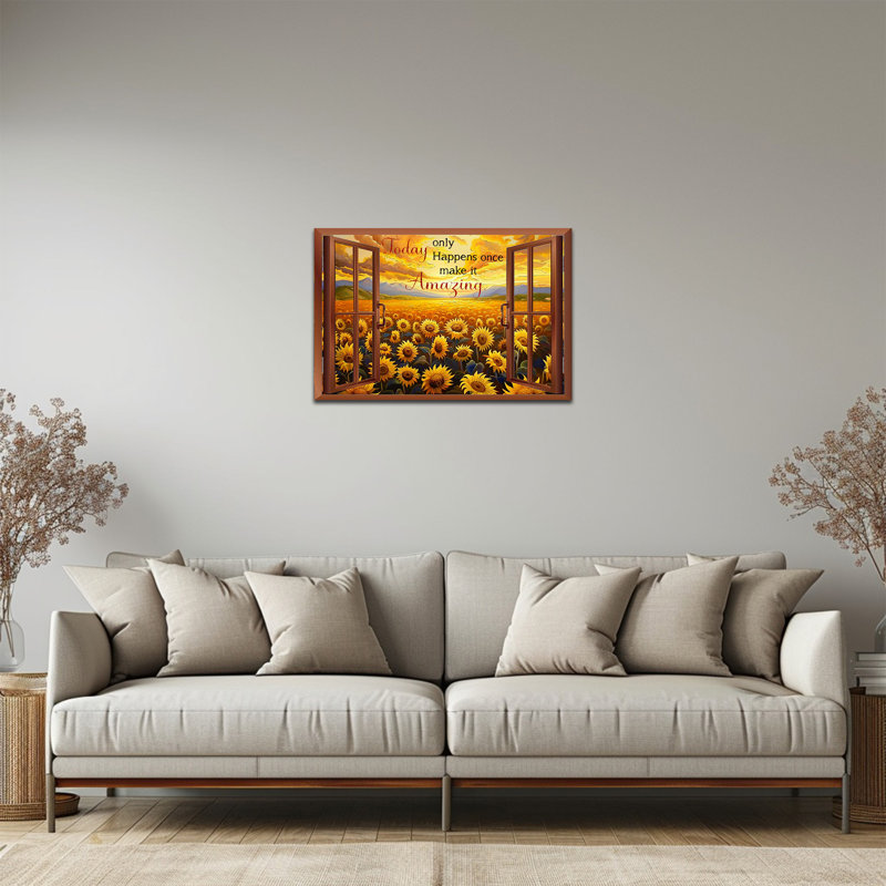 Large Adriatik Open Window Farmhouse, H 28 po x l 40 po