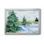 «Evergreen Lake I», peinture sur toile encadrée-1635289227-1635289223