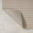 Wanneroo High-Low Minimalist Scandi Striped Beige/Cream Indoor/Outdoor Rug-1033487985