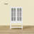 Stylish Wine Bar Cabinet With 3 Fixed Shelves-2142428979