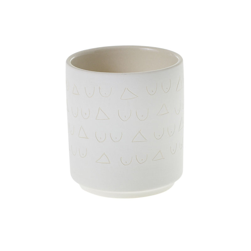 Triangles and Tatas Pot 3.25"x 3.5"