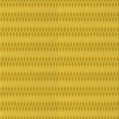 Tapis à chevrons en laine jaune