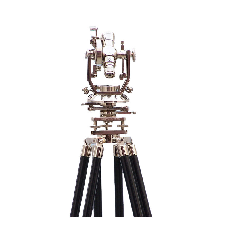 Sculpture theodolite floor floor, Chrome