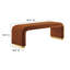 Banc rembourré en velours Koda Modway-93811975-93811977