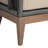 Hareton Patio Chair in Eucalyptus Wood with Gray Rope and Taupe Olefin Cushions
