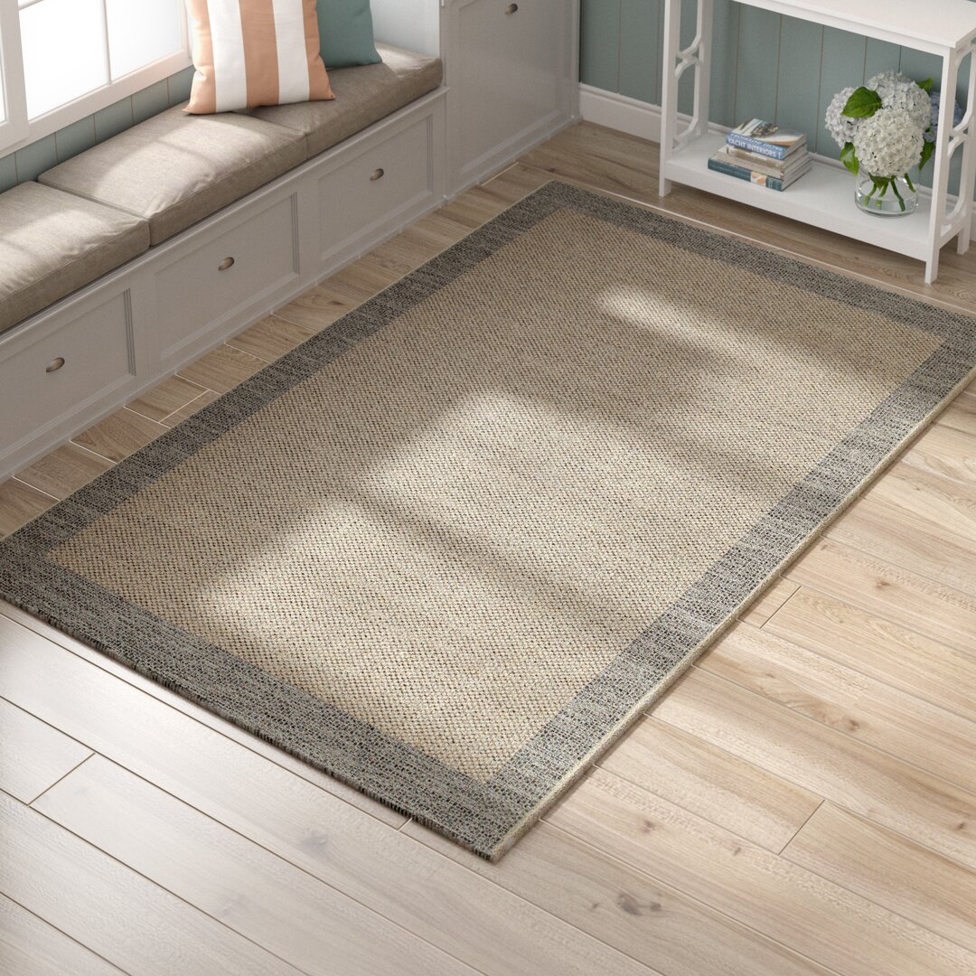 Flachgewebe-Teppich Sprowston in Grau/Beige