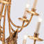 Sweet Olive 12 Light Chanelier - Gold