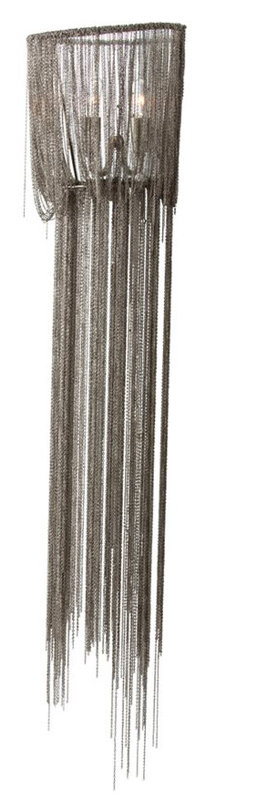 Yale 1 - Light Flush Mounted Sconce, 45" H x 9.5" W x 6" D, Brass, Vintage Brass