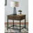 Square End Table With Storage