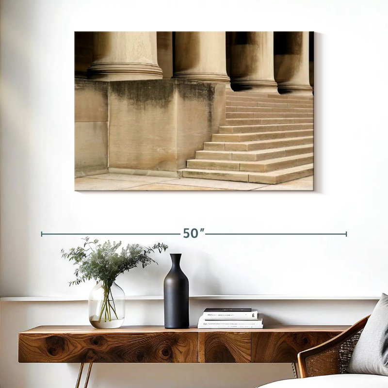 Lilie Columns And Steps, 26" H x 39" W
