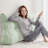 Sit-up Back Comfort Linen Bed Rest Back Contour Headboard Wedge Reading Pillow Compression-93547052-93172342